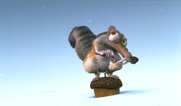Scrat Scrat assieme alla sua ghianda ne L'era glaciale