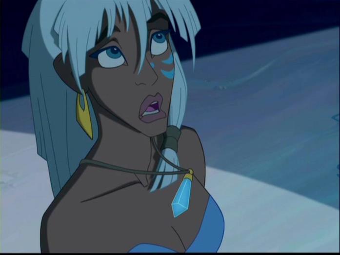 Kida in Atlantis - L'impero perduto Kida viene chiamata dal Cuore di Atlantide