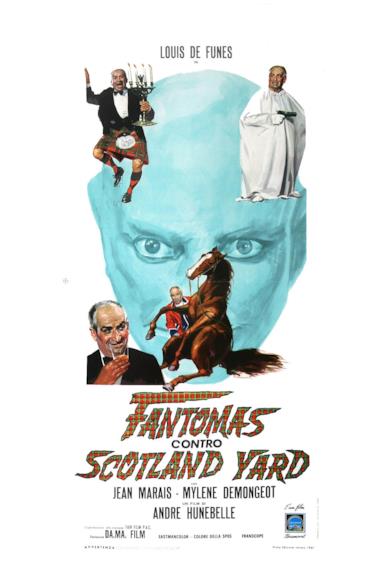 Poster Fantomas contro Scotland Yard