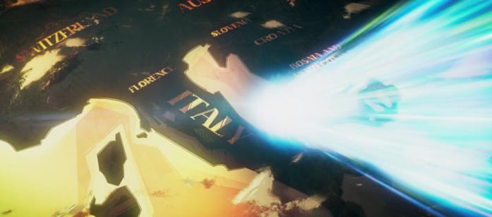 L'Italia nell'episodio dedicato a Thor della serie What If...? Firenze nella mappa di What If...? 1x7