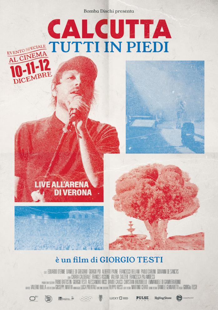 Il poster del film evento Calcutta - Tutti in piedi La locandina del film Calcutta - Tutti in piedi