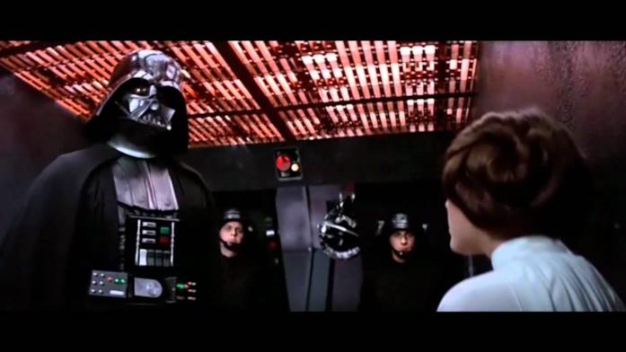 Darth Vader e Leia Immagine di Darth Vader e Leia