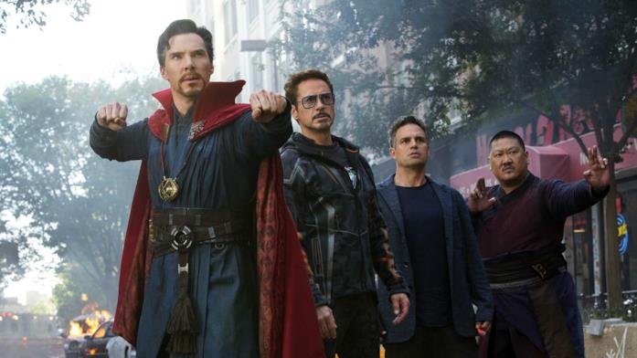 Una scena di Avengers: Infinity War
