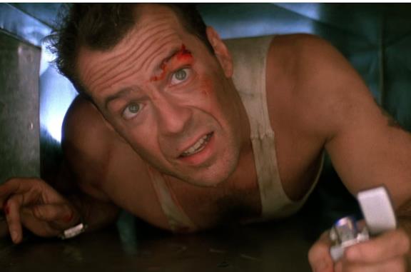 Die Hard e il protagonista Bruce Willis