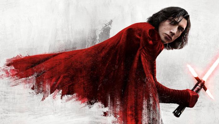 Kylo Ren in una promo art di Star Wars