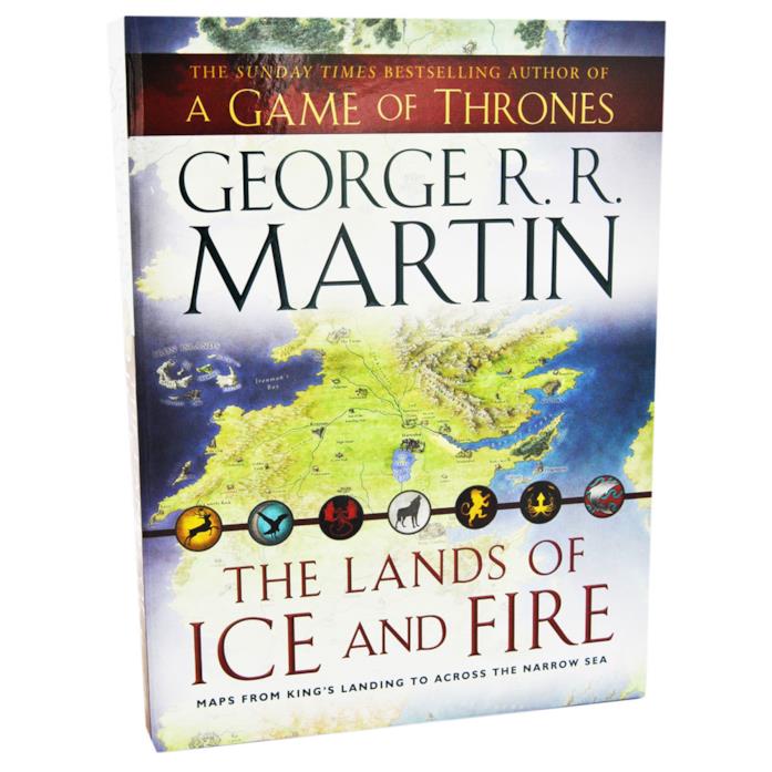 La versione originale del libro sulle mappe di Westeros The Lands of Ice and Fire