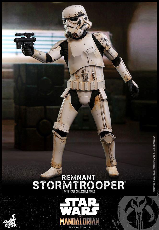 Remnant Stormtrooper Remnant Stormtrooper, l'action figure di Hot Toys da The Mandalorian