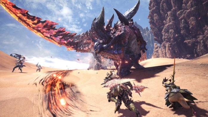 Monster Hunter World Iceborne Glavenous Glavenous nuovo mostro
