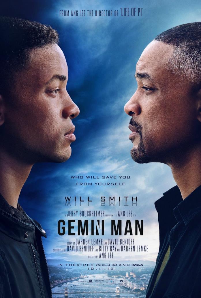 Gemini Man, dal 10 ottobre al cinema Will Smith nel poster italiano di Gemini Man