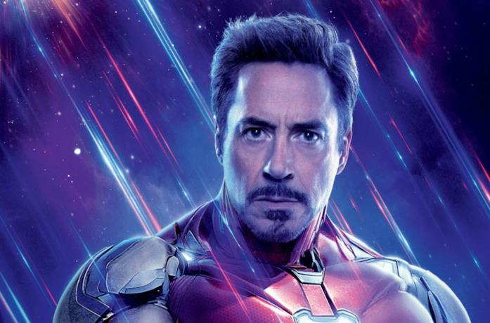 Un'immagine di Robert Downey Jr. come Iron Man