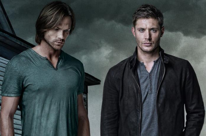 Primo piano di Jensen Ackles e Jared Padalecki
