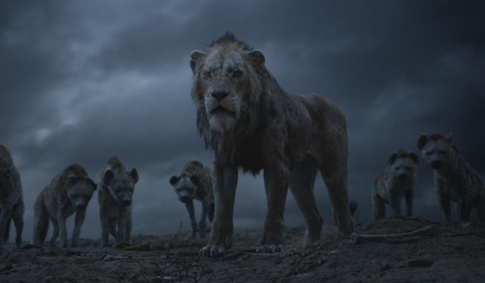 Scar Scar in versione 2019 circondato dalle iene