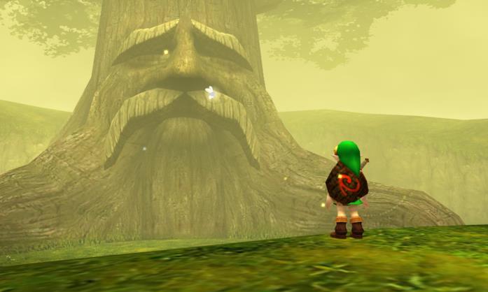 Una schermata di The Legend of Zelda Ocarina of Time 3D