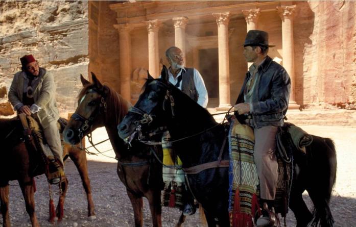 Indiana Jones e l'ultima crociata, il set a Petra in Giordania La scena finale di Indiana Jones e l'ultima crociata
