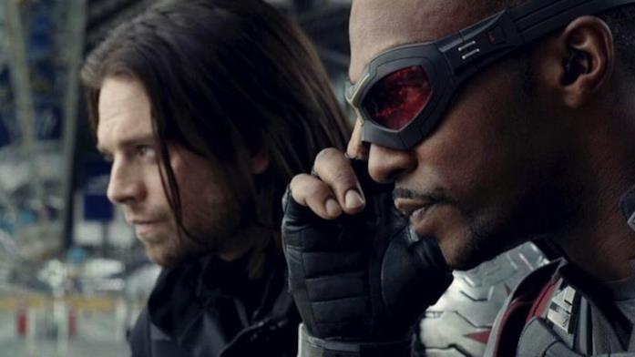 Bucky e Falcon Winter Soldier e Falcon fianco a fianco