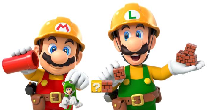 Mario e Luigi protagonisti di Super Mario Maker 2