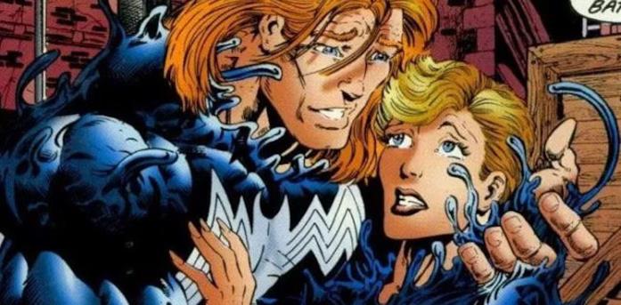 Eddie Brock e Anne Weying Eddie Brock e Anne Weying in una tavola del fumetto