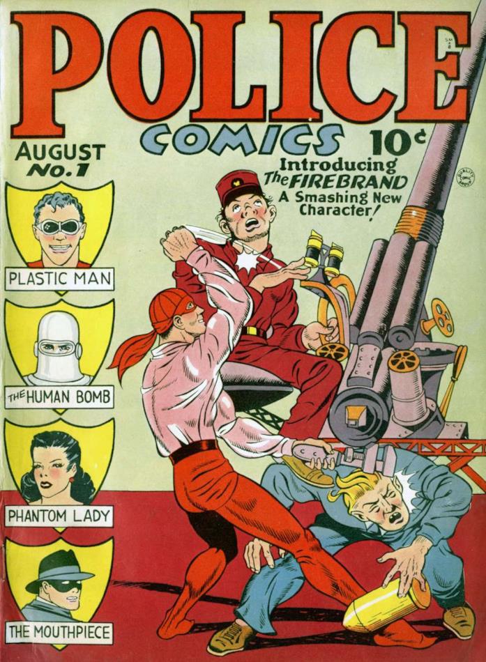 Police Comics Plastic Man