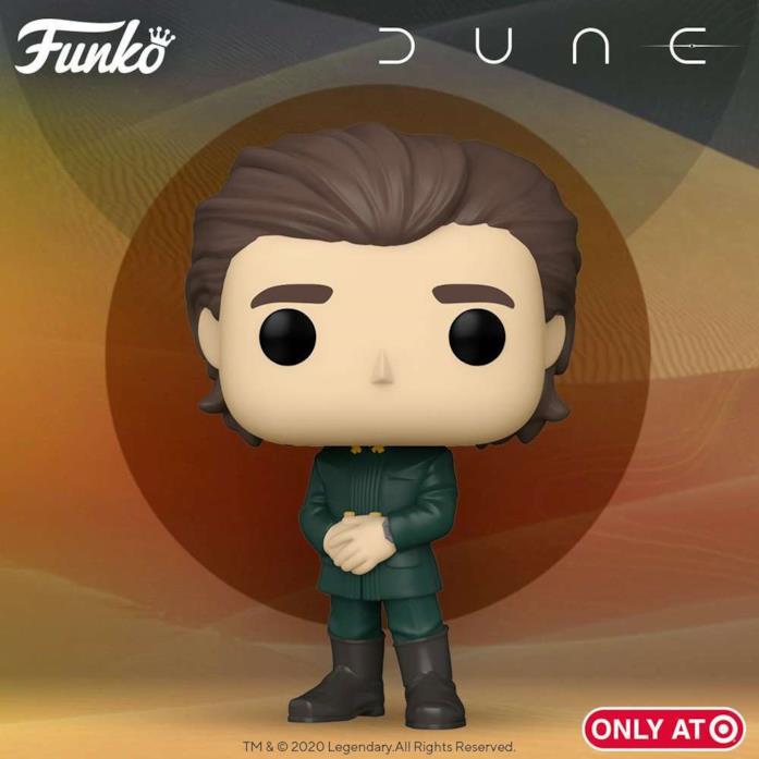 I Funko Pop! di Dune Paul Atreides in abiti formali