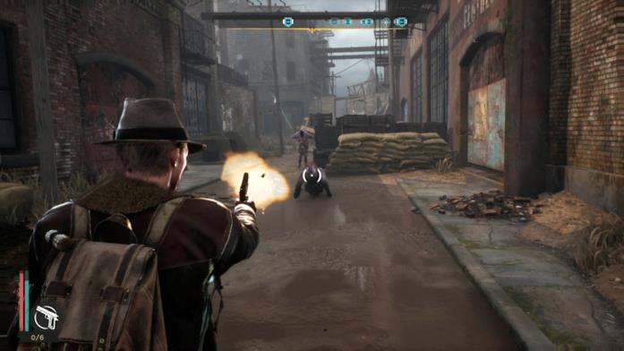 The Sinking City combattimento gunfight Sinking City