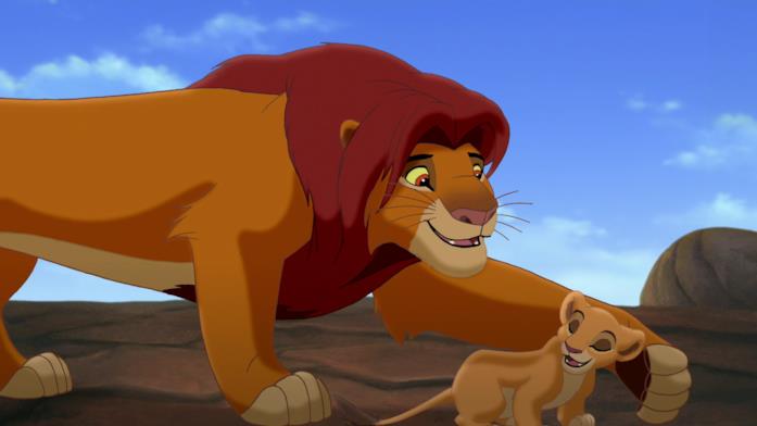 Simba in Il Re Leone II Simba e Kiara in Il Re Leone II - Il regno di Simba