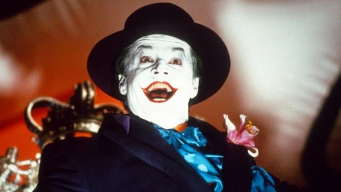 Jack Nicholson nei panni di Joker in Batman (1989)