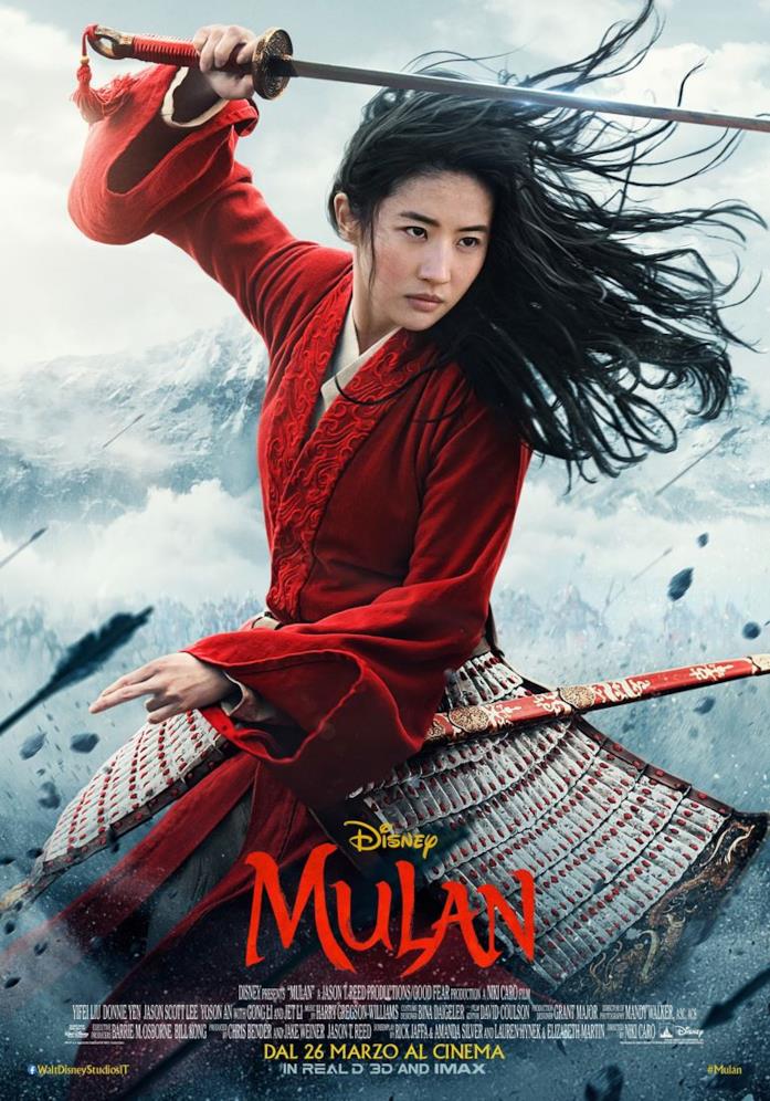 Il poster italiano di Mulan La locandina del live-action