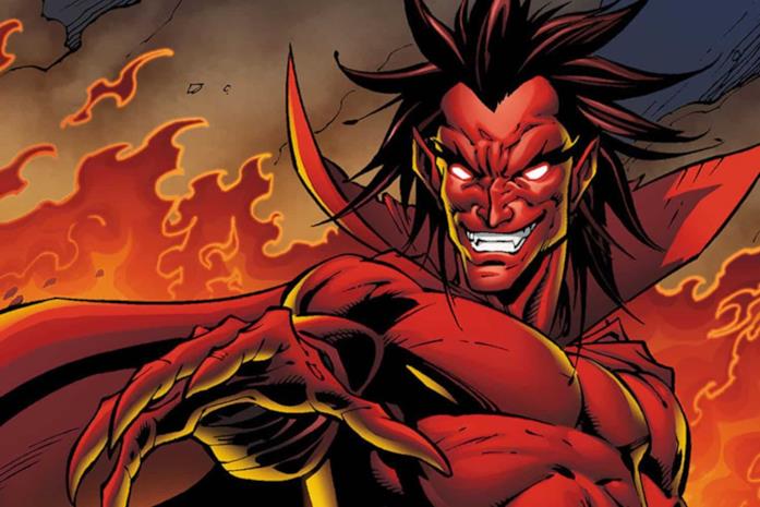 Un'immagine di Mefisto tratta dai fumetti Mefisto nei fumetti Marvel