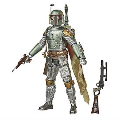 Hasbro Star Wars The Black Series - Boba Fett (Action Figure 15 cm da Collezione, Carbonized Collection, ispirato al Film Star Wars: L'Impero Colpisce Ancora)