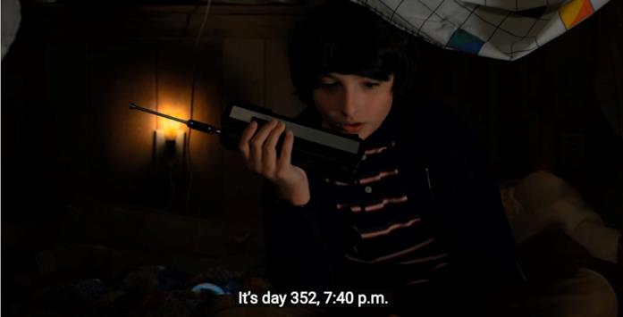 Mike Eleven Stranger Things La scena di Mike con il walkie talkie nella seconda stagione