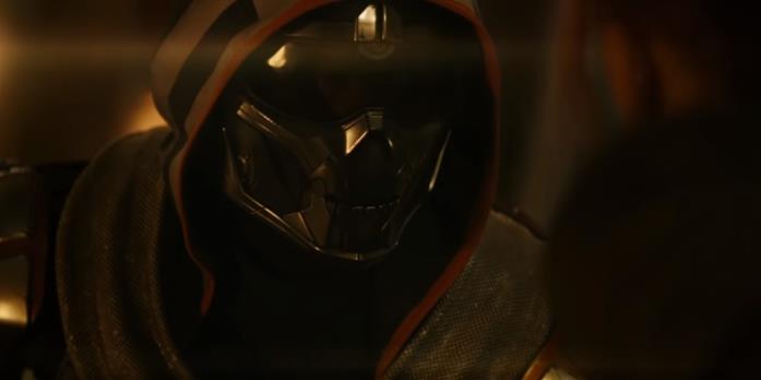 Black Widow: un nuovo sguardo al film Marvel con Scarlett Johansson Taskmaster in una scena del film Black Widow