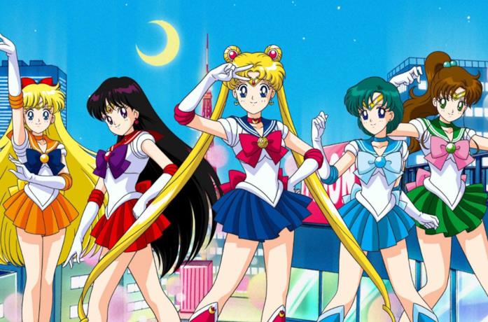 Un'immagine delle guerriere Sailor