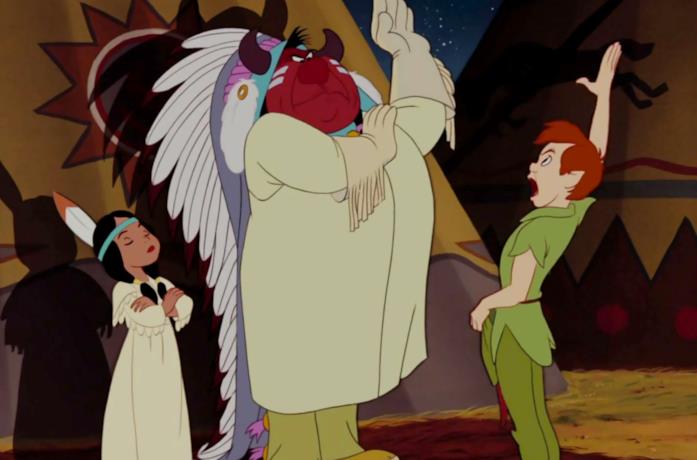 Una scene ritenuta razzista ne Le avventure di Peter Pan