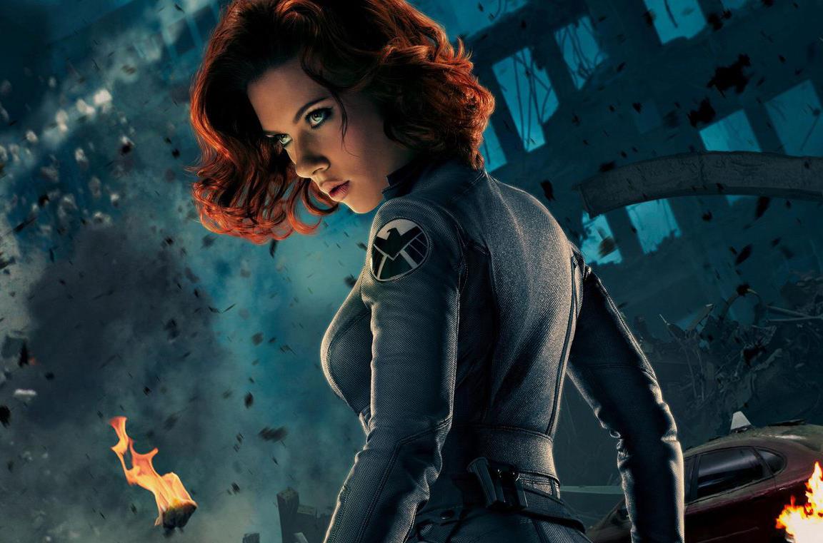 Vedova Nera nel poster promozionale di Avengers
