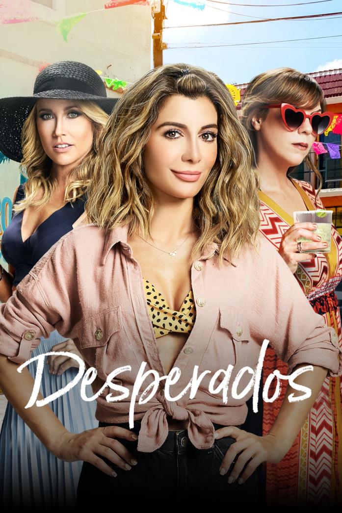 Il poster di Desperados Primo piano del cast nel poster di Desperados