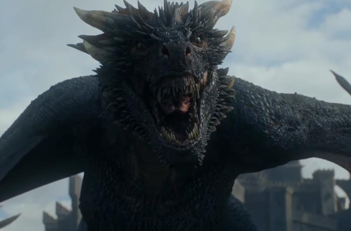 Drogon in Game of Thrones