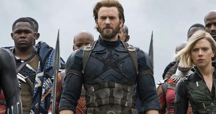 Endgame Captain America nella scena di battaglia finale di Endgame