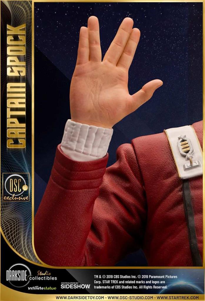 Capitan Spock Capitan Spock stauta da collezione - dettaglio mani
