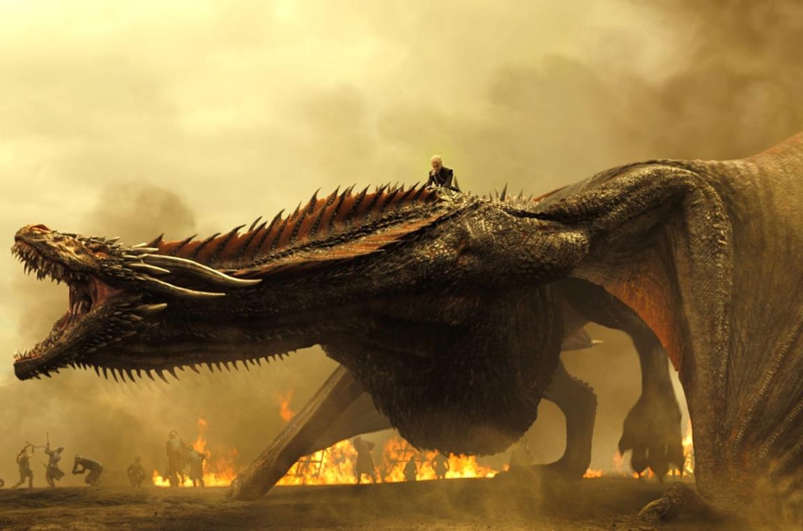 Drogon e Daenerys nell'episodio 7x04 di Game of Thrones, Spoglie di guerra