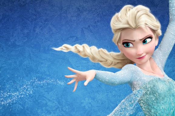 Un'immagine che ritrae Elsa, una delle protagoniste di Frozen