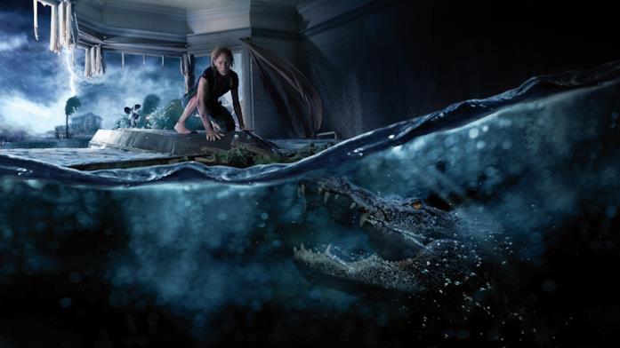 Una scena di Crawl - Intrappolati