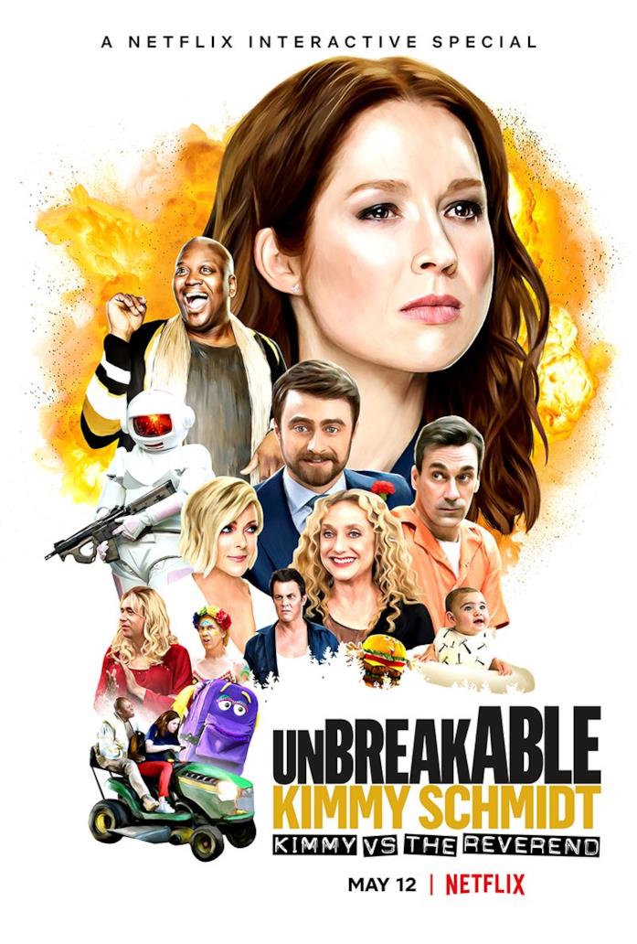 Unbreakable Kimmy Schmidt, il poster di Kimmy vs il Reverendo La locandina di Unbreakable Kimmy Schmidt: Kimmy vs il Reverendo