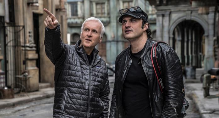 James Cameron e Robert Rodriguez I registi James Cameron e Robert Rodriguez