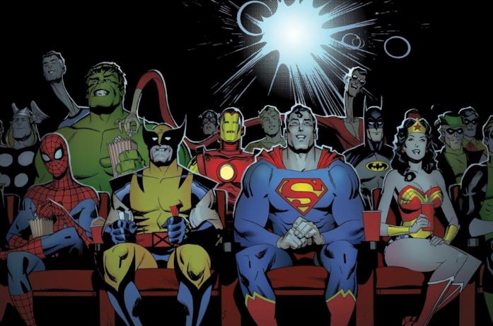 Gli eroi Marvel e DC al cinema insieme