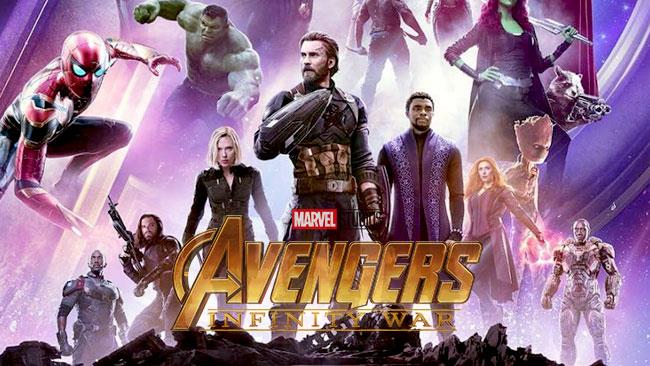 Gli Avengers protagonisti di Infinity War