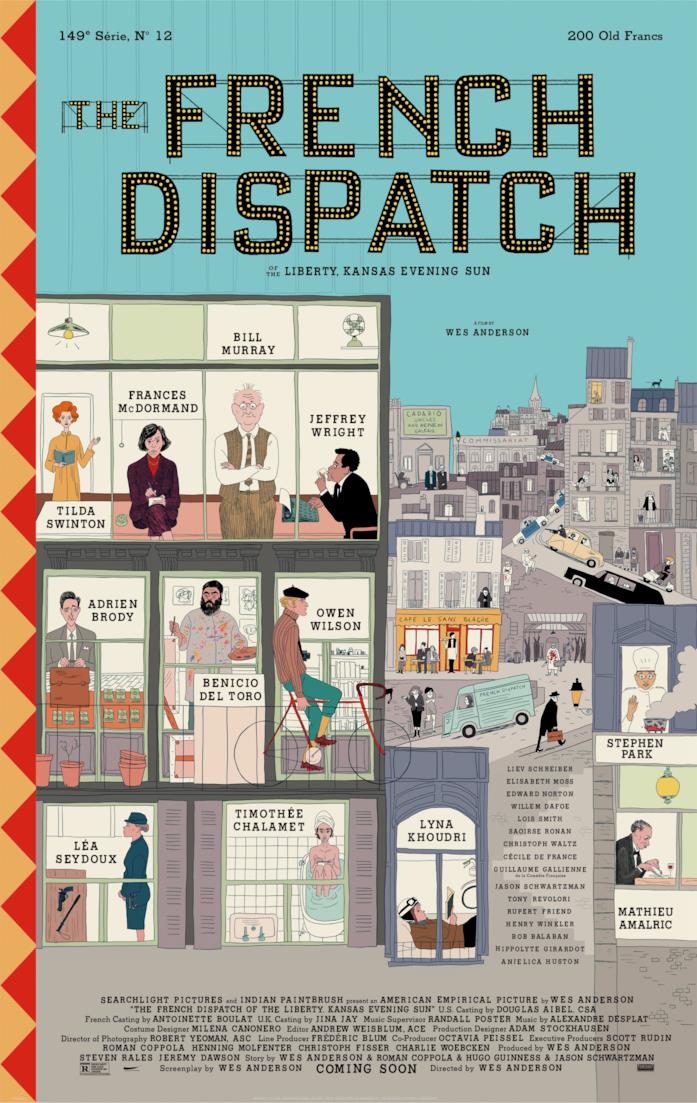 The French Dispatch Poster The French Dispatch Poster