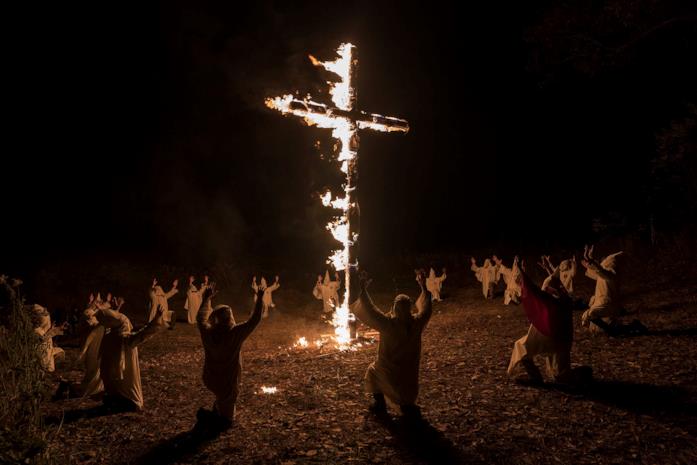 Una scena di BlacKkKlansman Il KKK in BlacKkKlansman