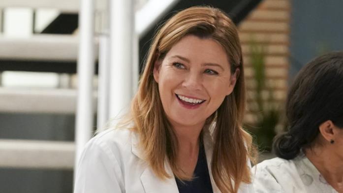 Un primo piano di Meredith Grey