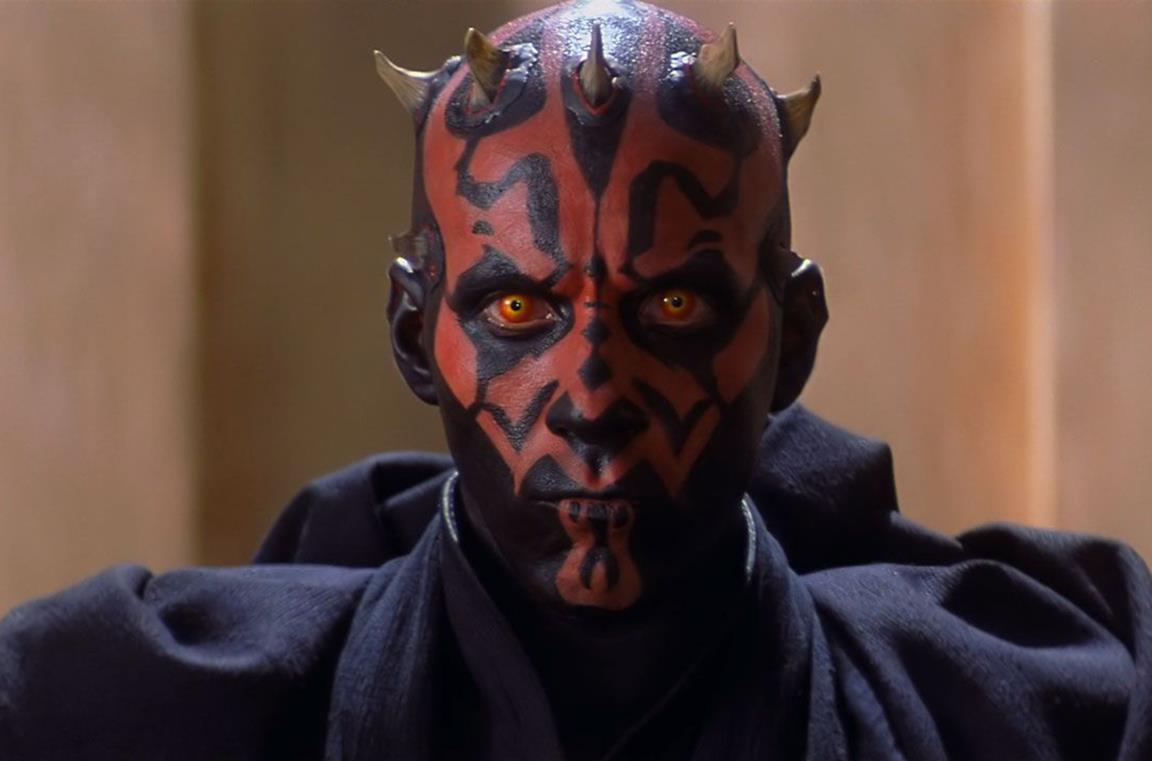 Un'immagine di Darth Maul ne La Minaccia Fantasma