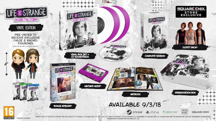 Life is Strange: Before the Storm arriva in versione retail Prezzo e dettagli per le edizioni fisiche di Life is Strange: Before the Storm